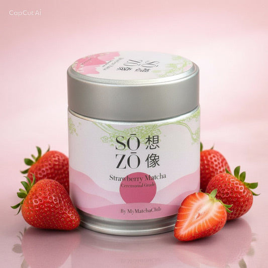 LIMITED EDITION: Strawberry Ceremonial Organic Matcha