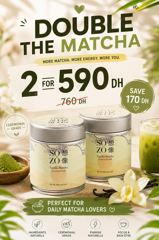 DUO OFFER: Vanilla Matcha 50g